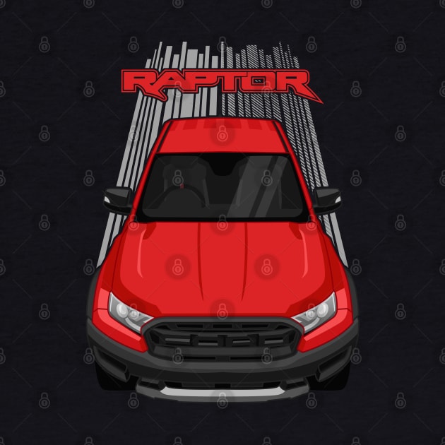 Ford Ranger Raptor 2019-2020 - Red by V8social